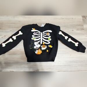 Disney Black Halloween Crewneck Sweatshirt Toddler Size 2t